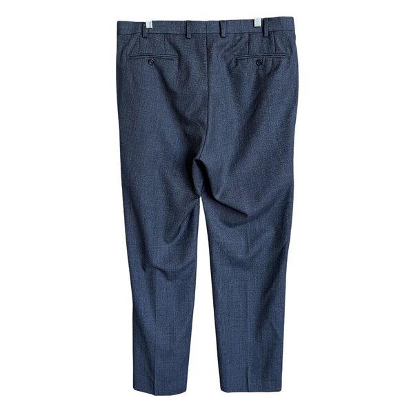Lauren Ralph Lauren Mens 36x34L 100% Wool Trousers Charcoal Gray Quiet Luxury - Picture 2 of 14